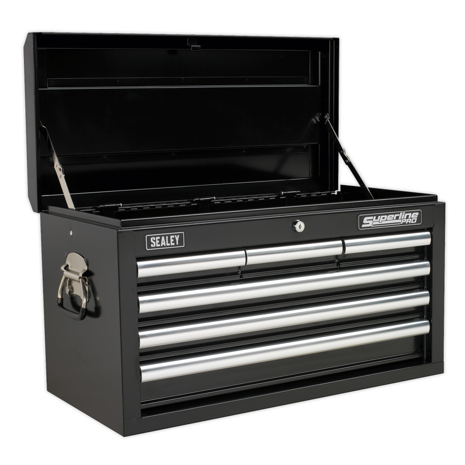 AP33069B Superline PRO Topchest 6 Drawer - Black