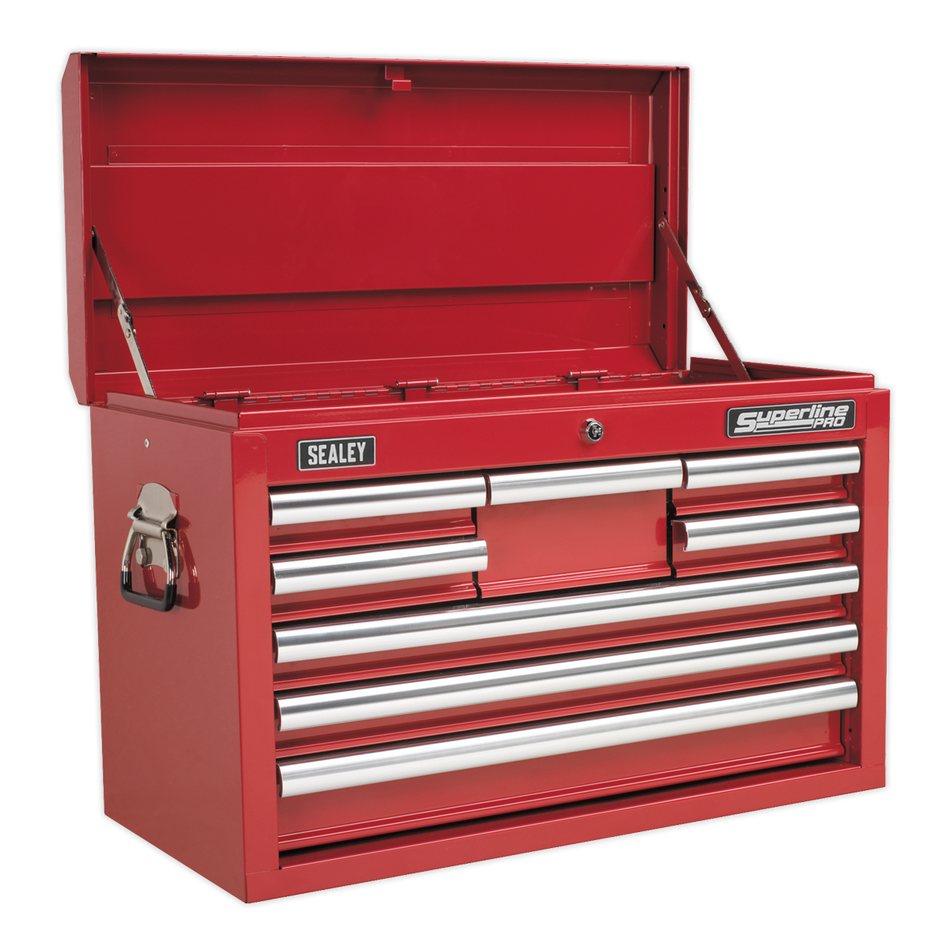 APCOMBOBBTK57 Superline PRO Topchest & Rollcab Combination 15 Drawer with 148pc Tool Kit - Red