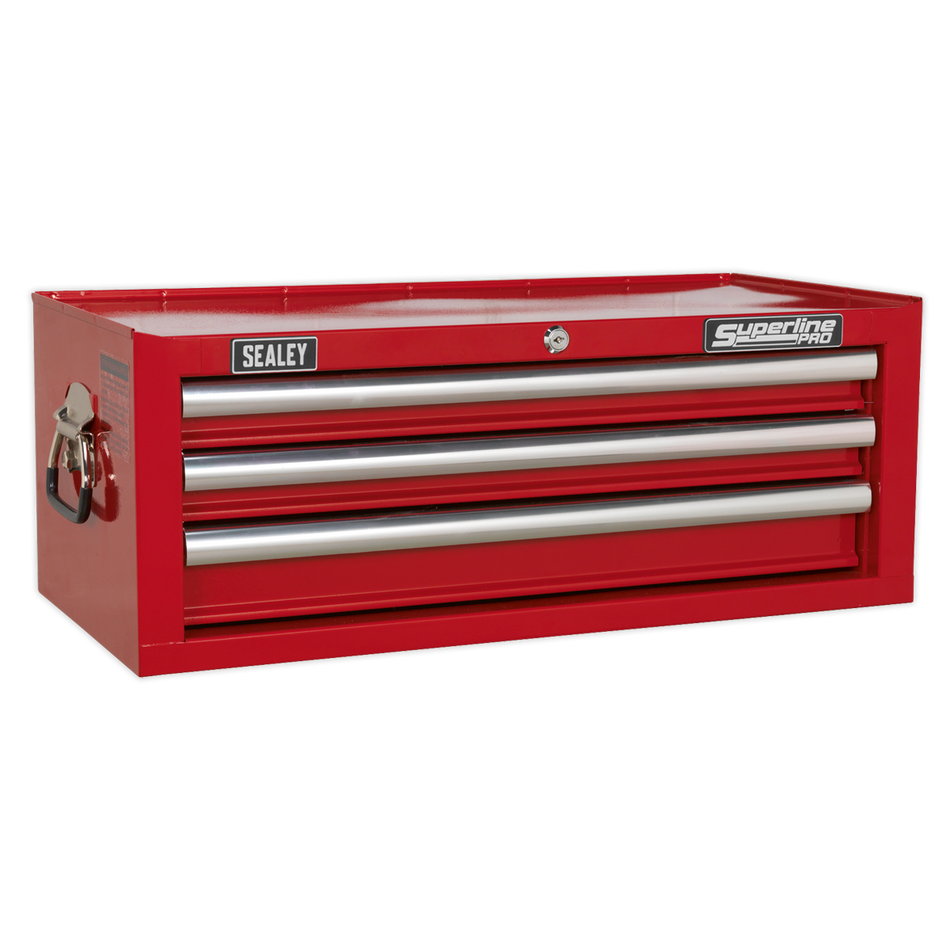 AP33339 Superline PRO Mid-Box Tool Chest 3 Drawer - Red