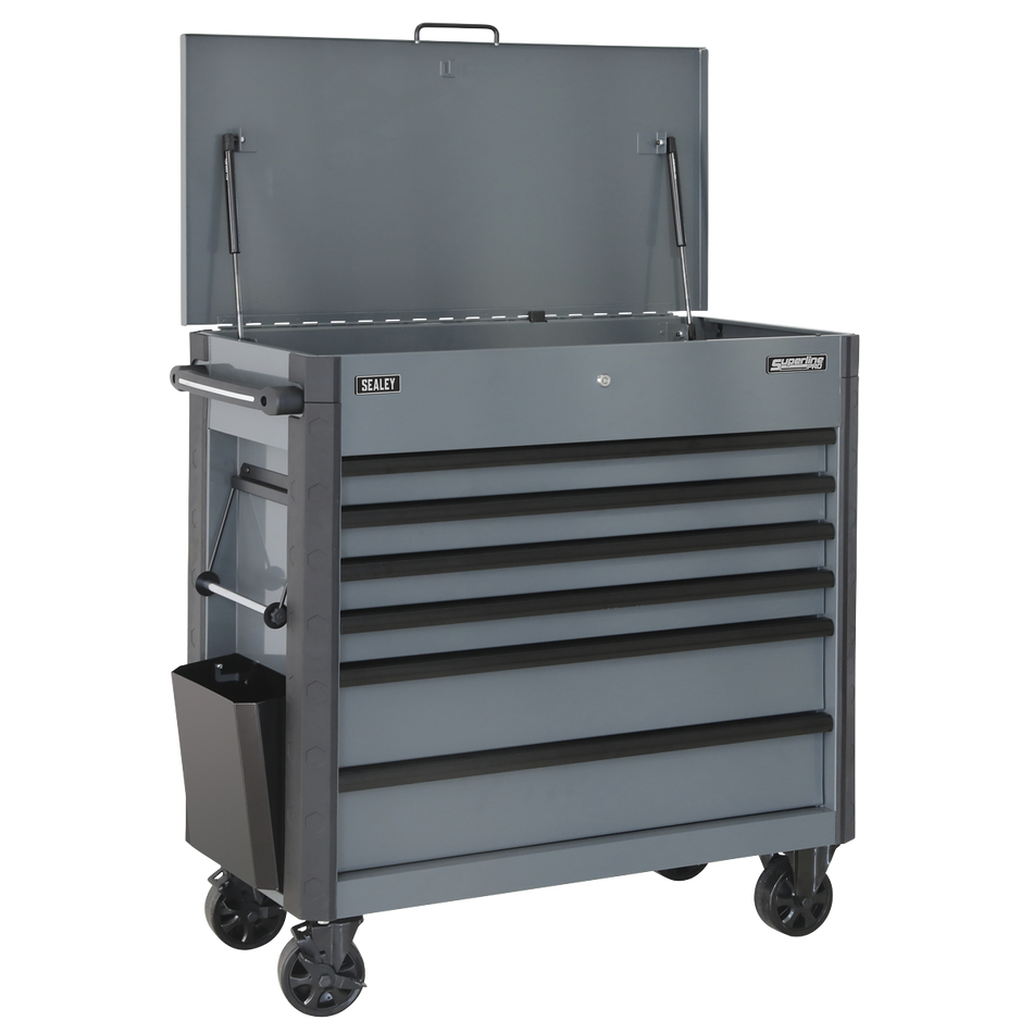 AP366G Tool Trolley 6 Drawer - Grey