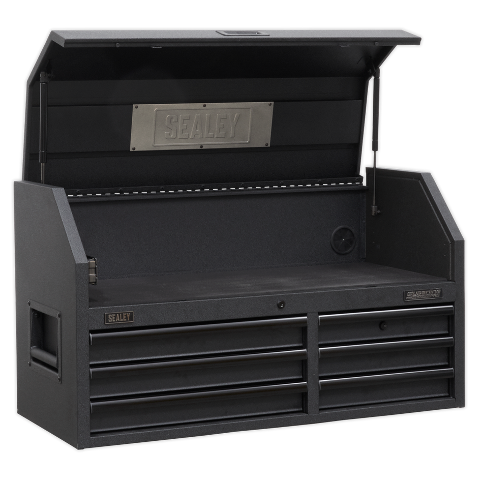 AP4106BE Superline PRO Black Edition Topchest with 6 Soft Close Drawers & Power Bar 1030mm