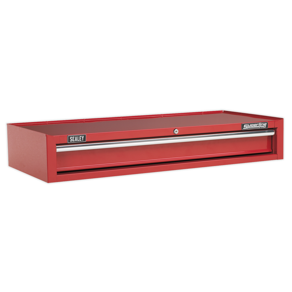 AP41119 Superline PRO Heavy-Duty Mid-Box Tool Chest with Drawer - Red