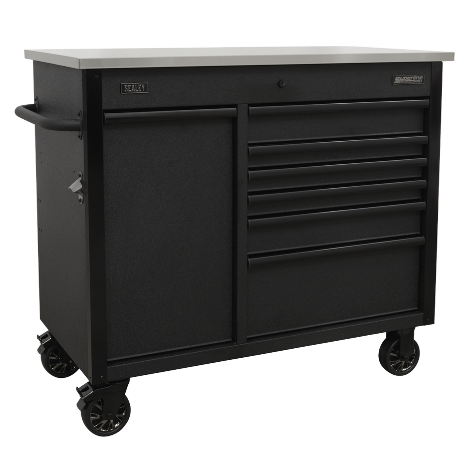 AP4206BE Superline PRO Mobile Tool Cabinet with Power Tool Charging Drawer 1120mm