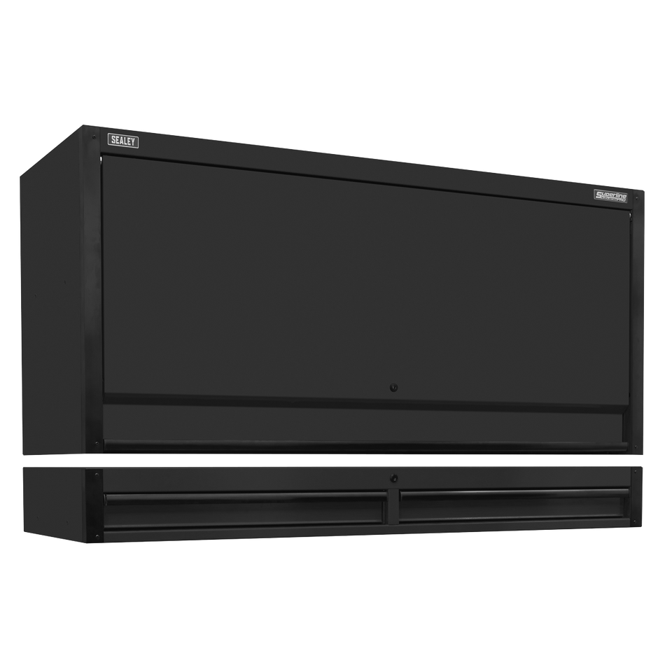 AP6203BE Superline PRO Black Edition Top Hutch & 2 Drawer Riser 1549mm