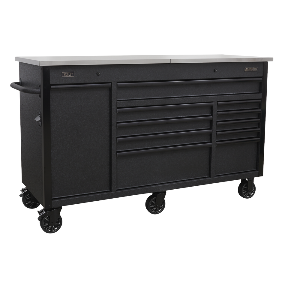 AP6310BE Superline PRO Mobile Tool Cabinet with Power Tool Charging Drawer 1600mm
