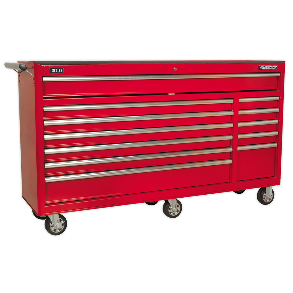 AP6612 Superline PRO Rollcab 12 Drawer - Red