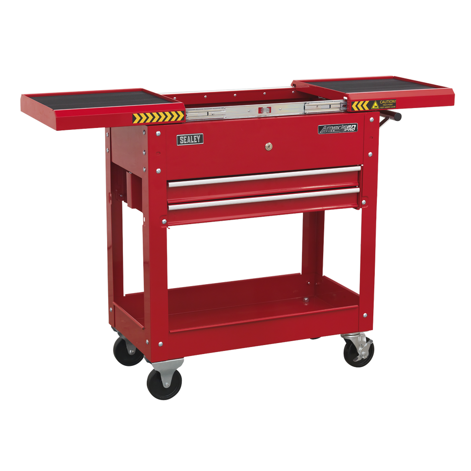 AP705M American PRO Mobile Tool & Parts Trolley - Red