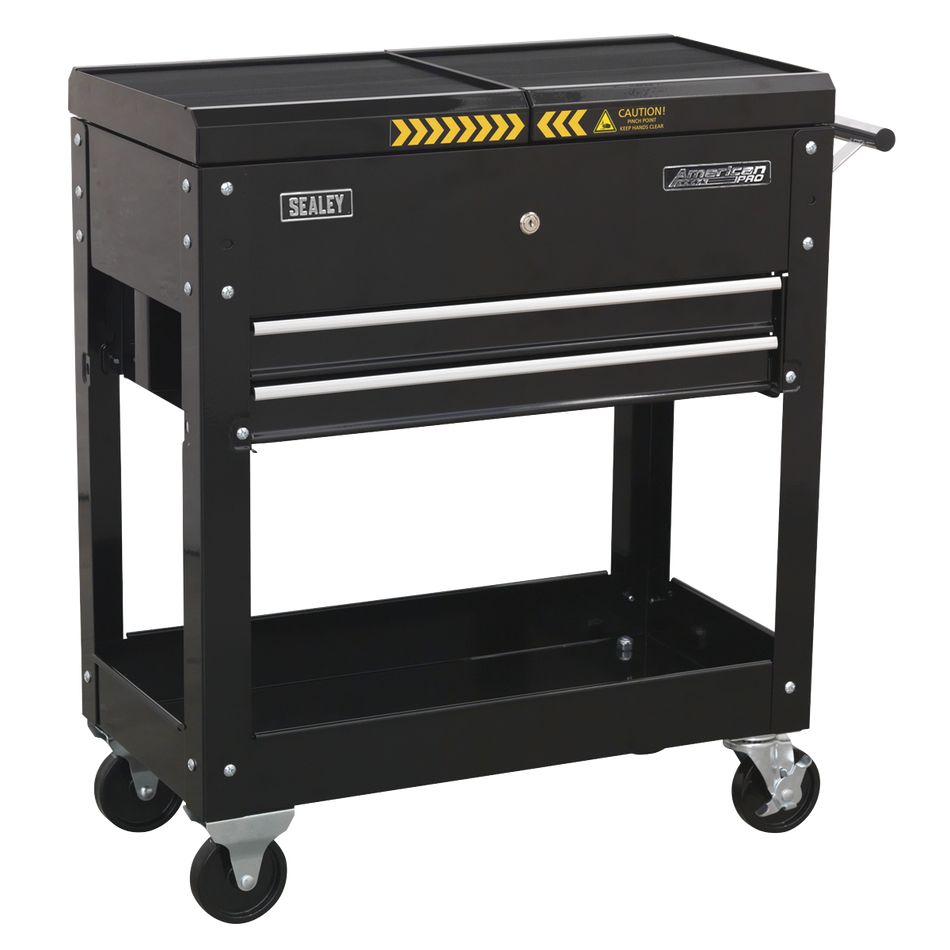 AP705MB American PRO Mobile Tool & Parts Trolley - Black