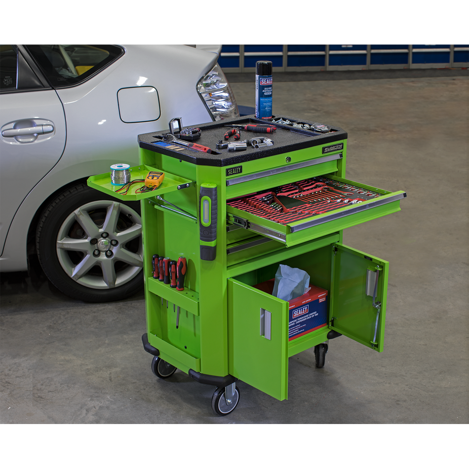 AP980MTHV Superline PRO Tool Trolley with 4 Drawers & 2 Door Cupboard