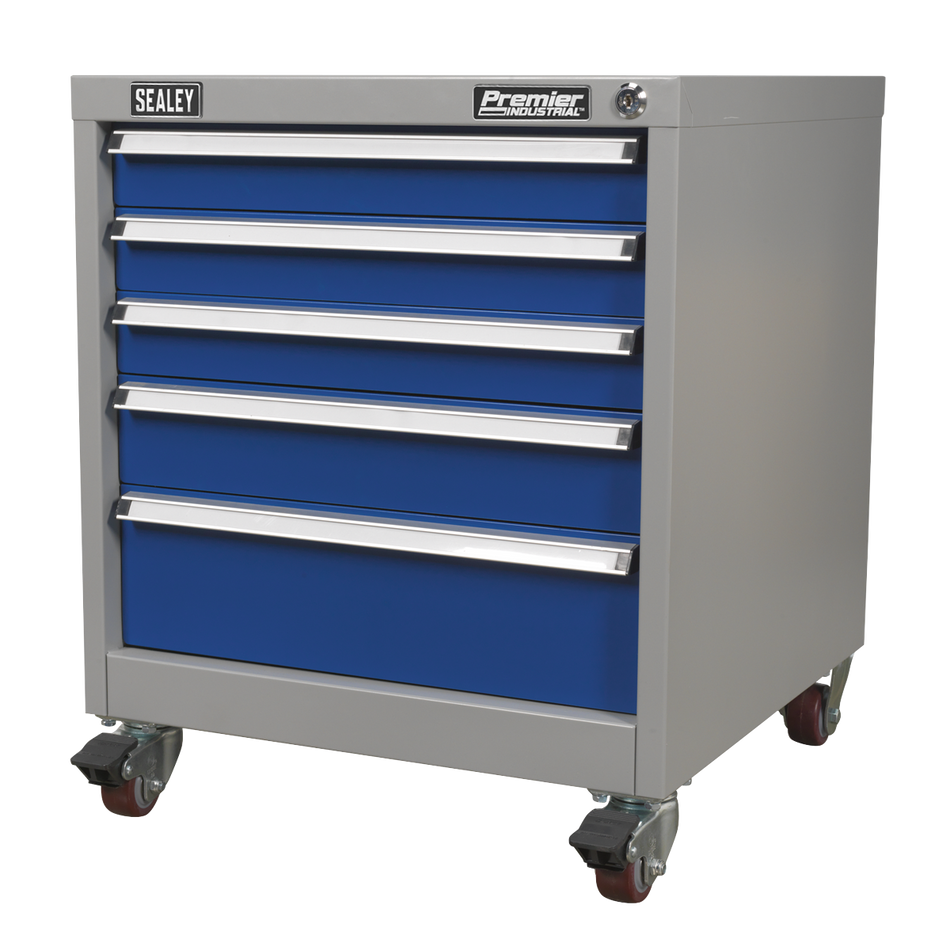 API5657B Premier Industrial Mobile Industrial Cabinet 5 Drawer