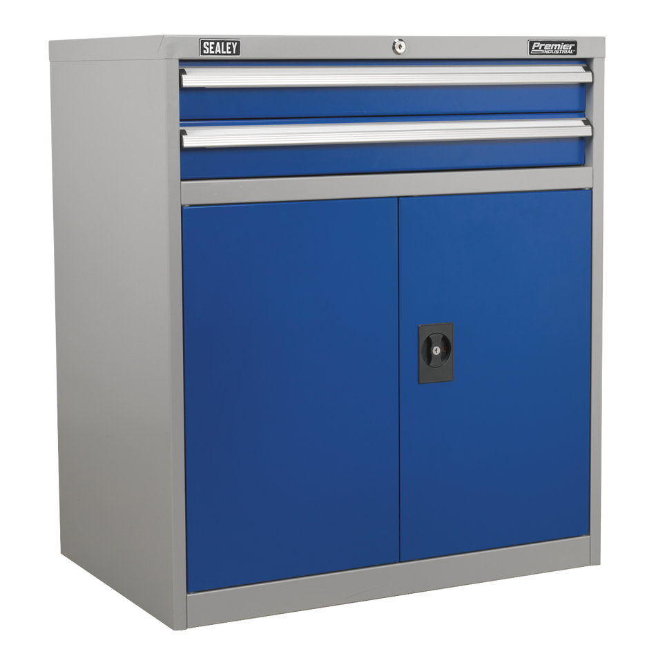 API8810 Premier Industrial Industrial Cabinet with 2 Drawers & 1 Shelf