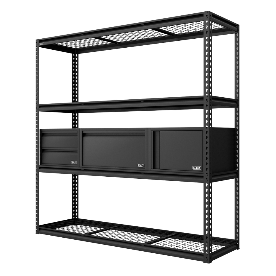 APMRCOMBO1 Heavy-Duty Modular Racking Kit with 3 Storage Units