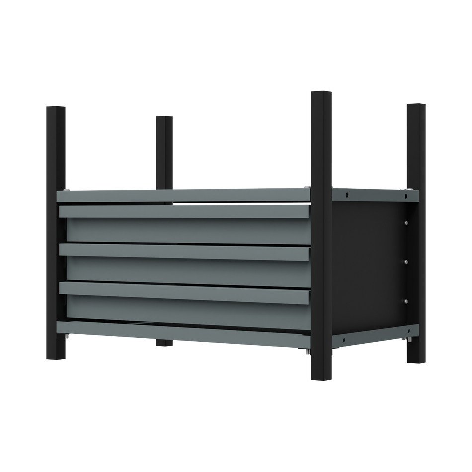 APMRM2 Modular Storage Mid Unit 3 Drawer & 1 Shelf 580mm