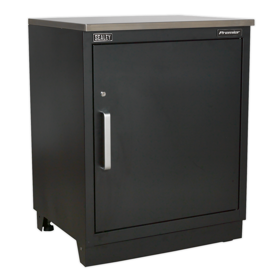 APMSCOMBO1SS Premier Storage System with Stainless Worktop 2.48m