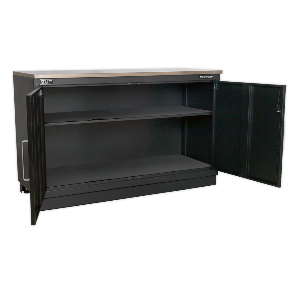 APMS02 Premier Heavy-Duty Modular Floor Cabinet 2 Door 1550mm
