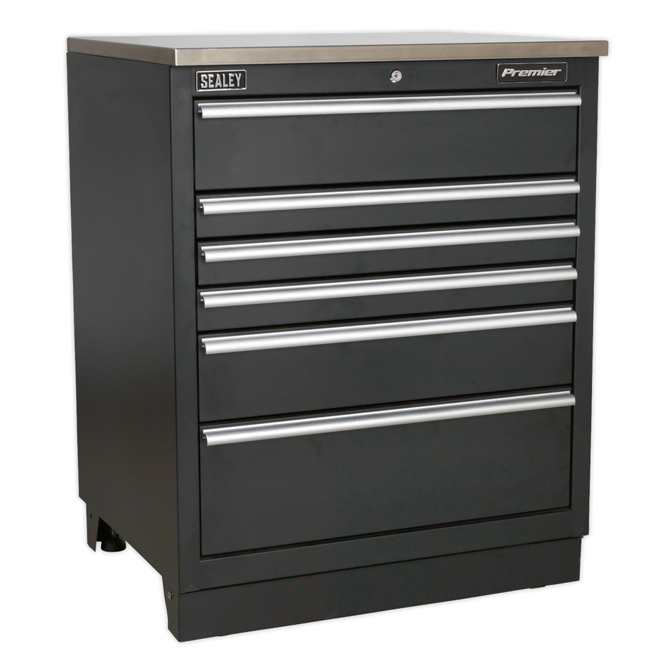 APMS03 Premier Heavy-Duty Modular Floor Cabinet 6 Drawer 775mm