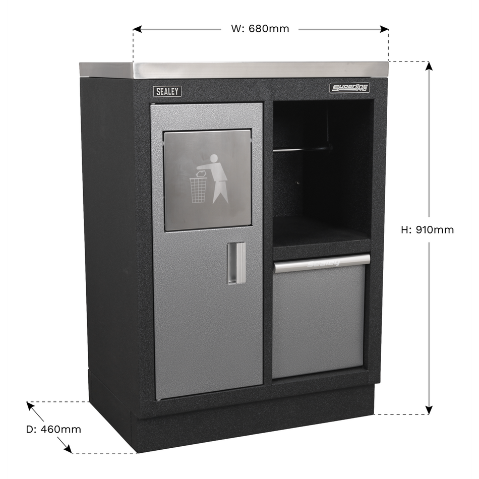 APMS57 Superline PRO Modular Multifunction Cabinet with Drawer 680mm