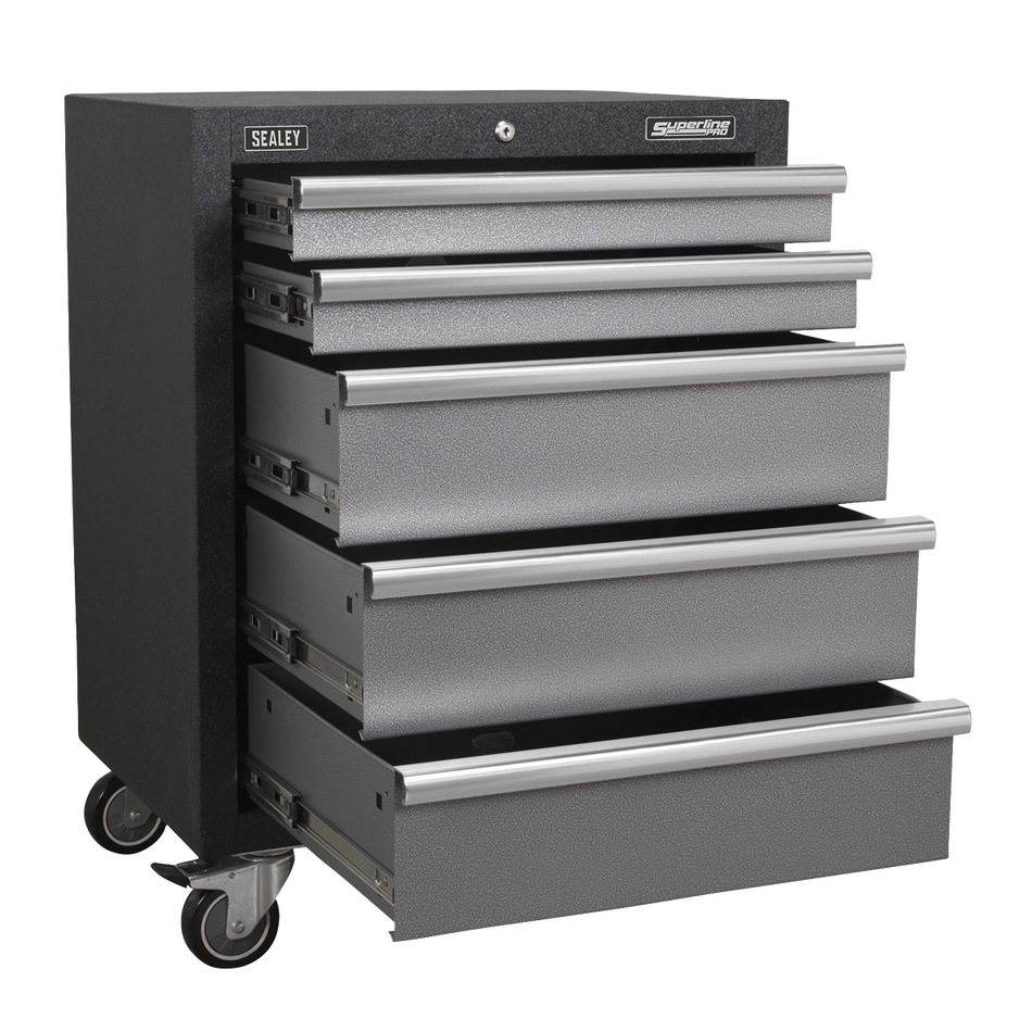 APMS58 Superline PRO Modular Mobile Cabinet 5 Drawer 650mm
