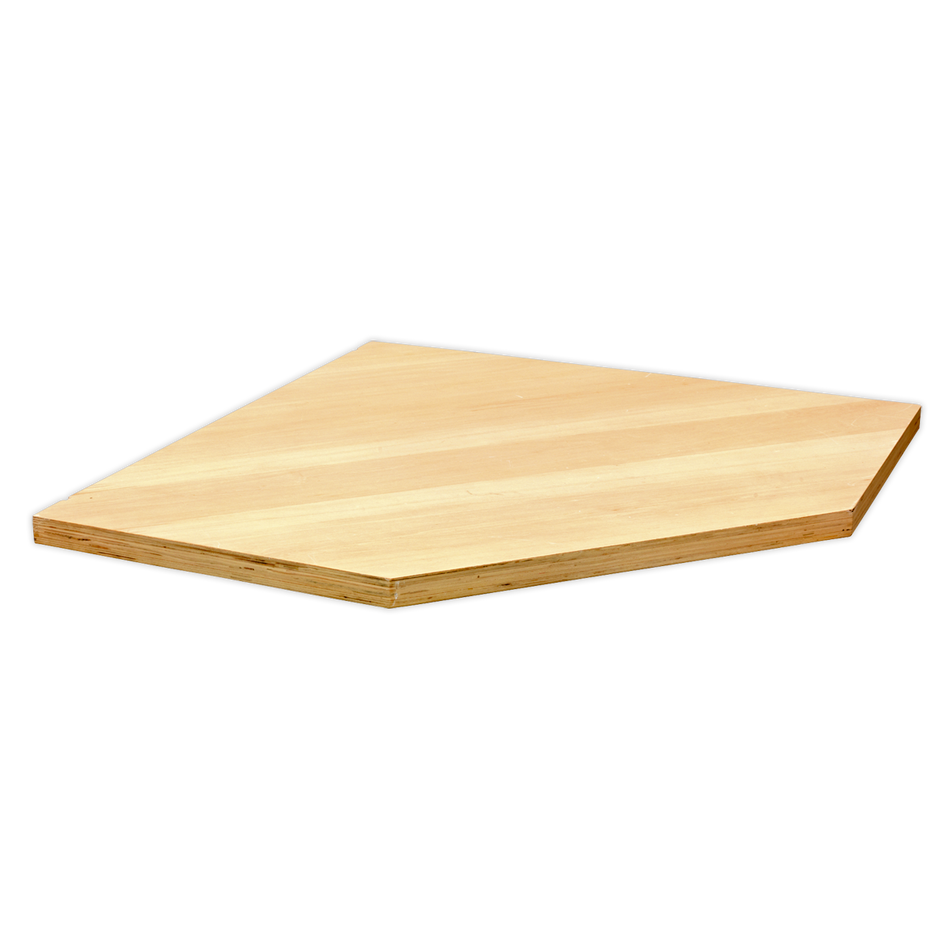 APMS60PW Superline PRO Pressed Wood Worktop for Modular Corner Cabinet 865mm