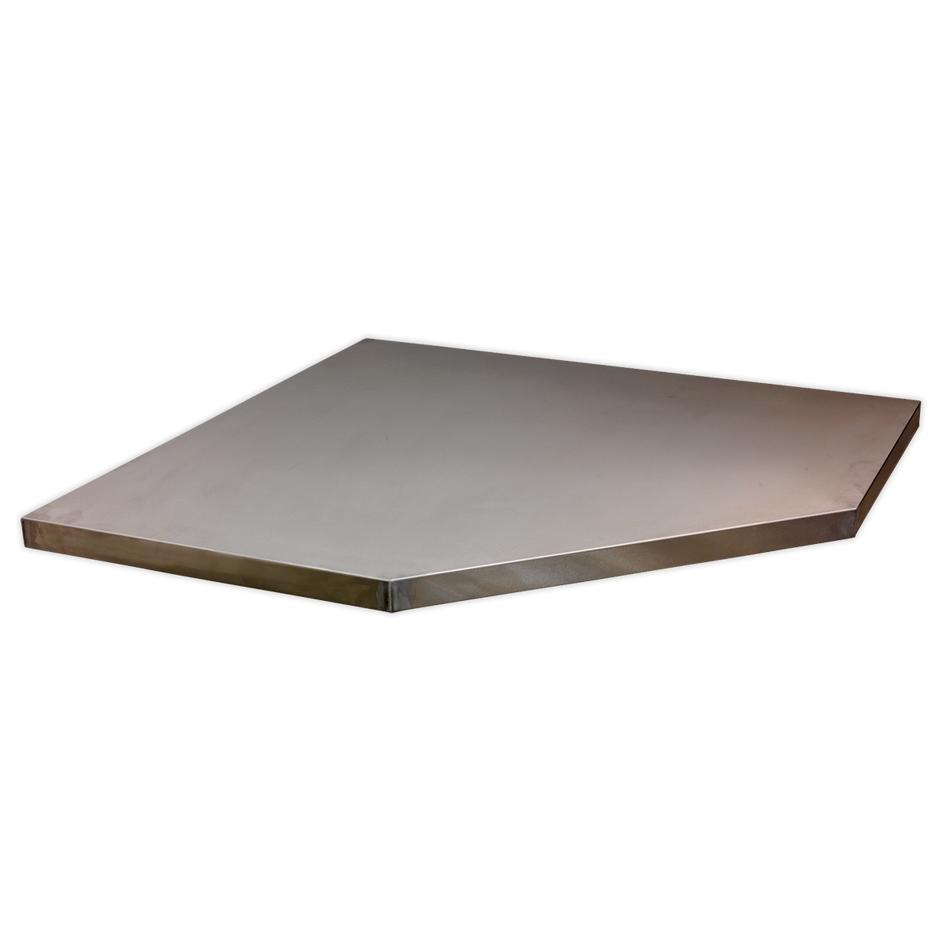 APMS60SS Superline PRO Stainless Steel Worktop for Modular Corner Cabinet 865mm