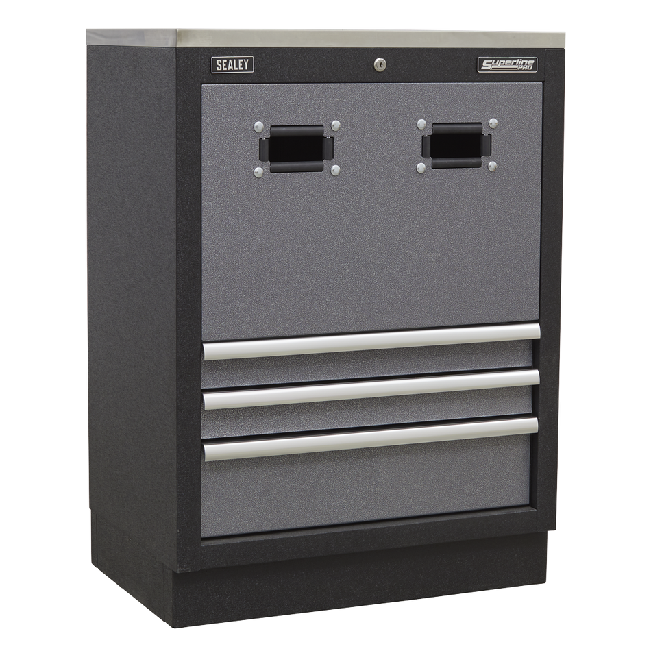APMS63 Superline PRO Modular Reel Cabinet 3 Drawer 680mm