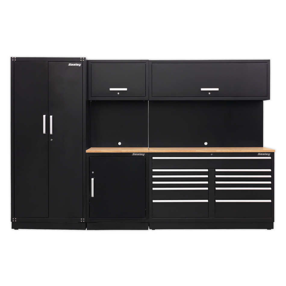 APMSCOMBO2W Premier Storage System with Hardwood Worktop 3.26m