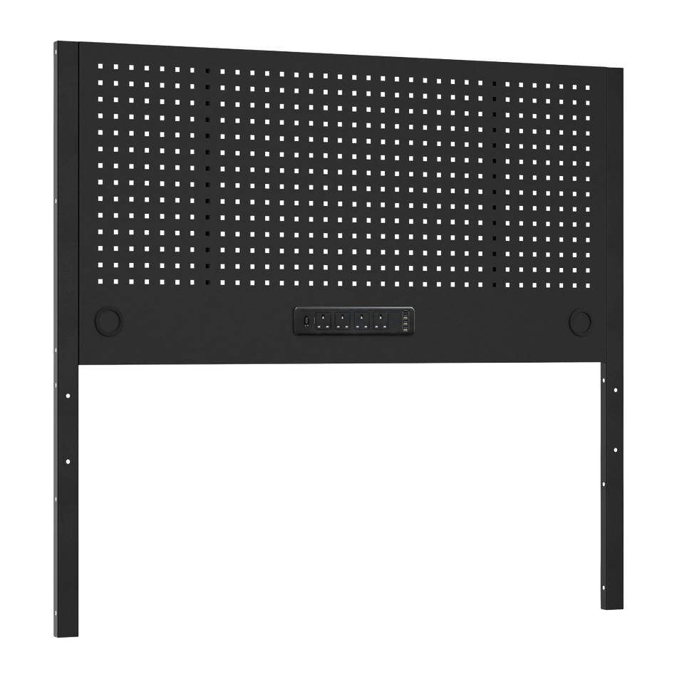 APMWB60PB Superline PRO Modular Pegboard Back Panel with Power Bar 1500mm