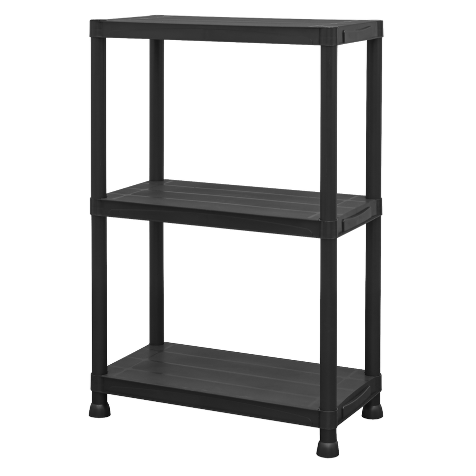 APPR3 Plastic Racking Unit with 3 Shelves 25kg Capacity Per Level