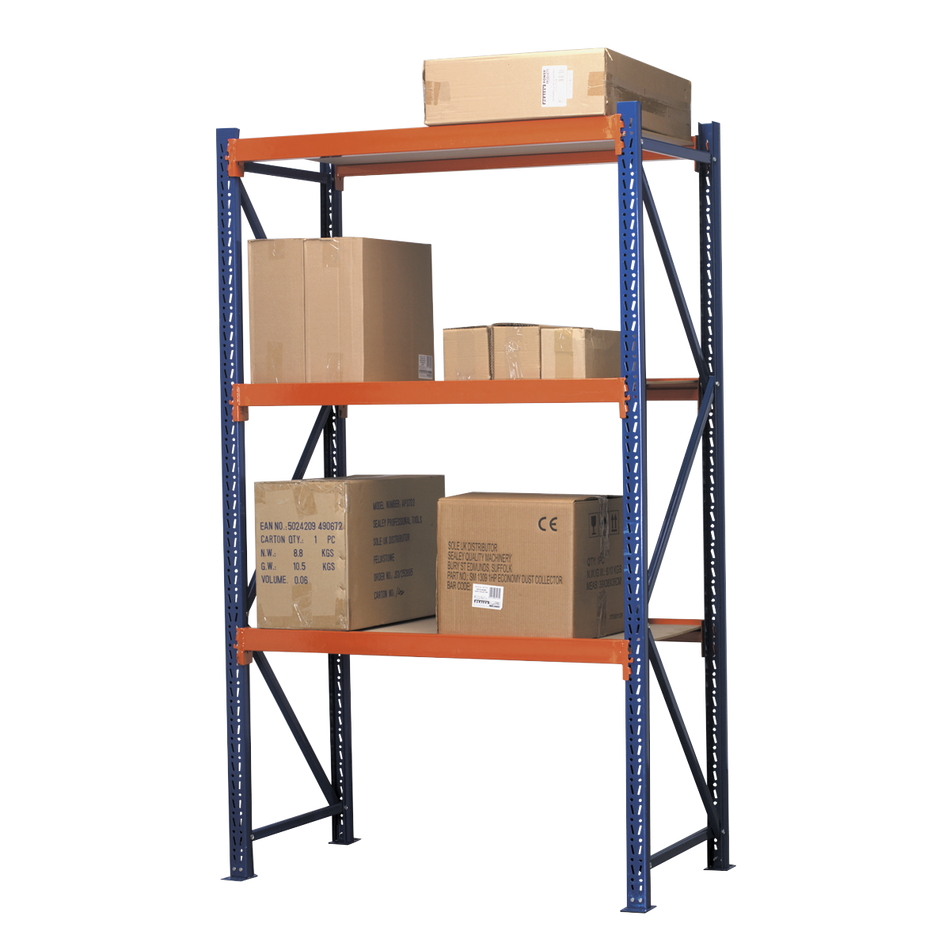 APR2701 Heavy-Duty Shelving Unit with 3 Beam Set 900kg Capacity Per Level