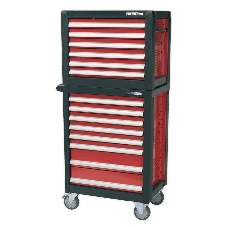 APTTC02 Premier Topchest & Rollcab Combination 14 Drawer with 1233pc Tool Kit