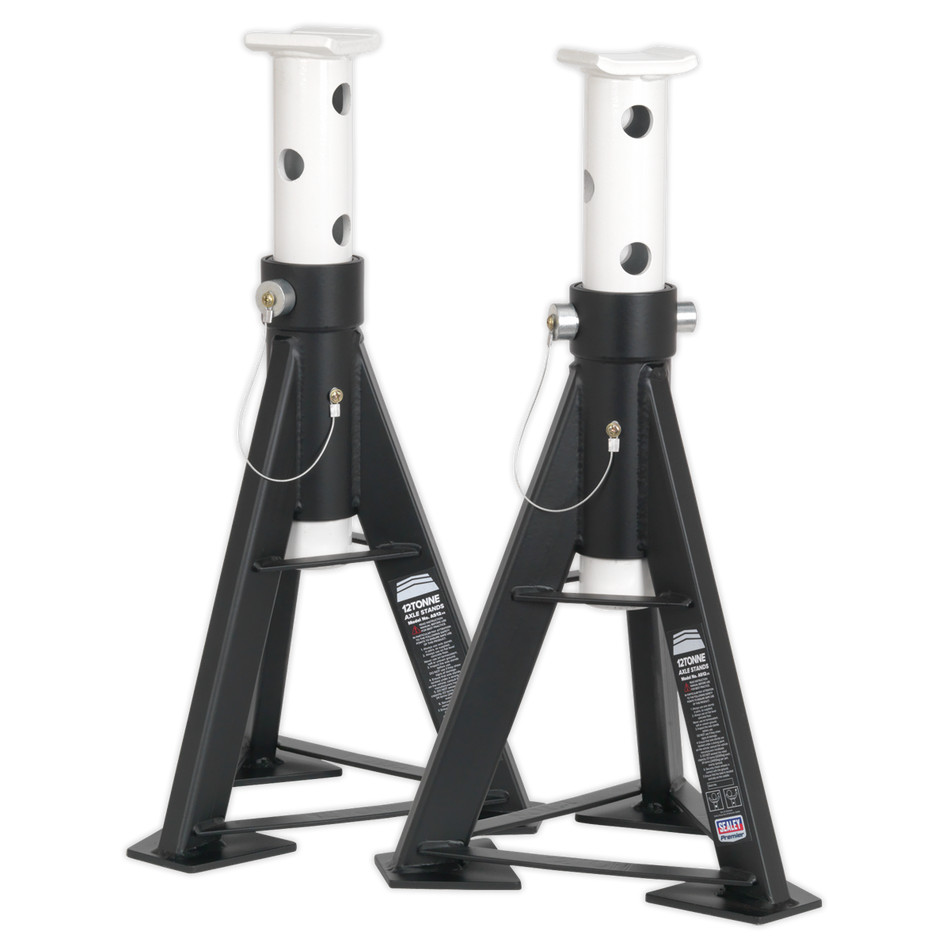 AS12 Premier Axle Stands (Pair) 12 Tonne Capacity per Stand High Level