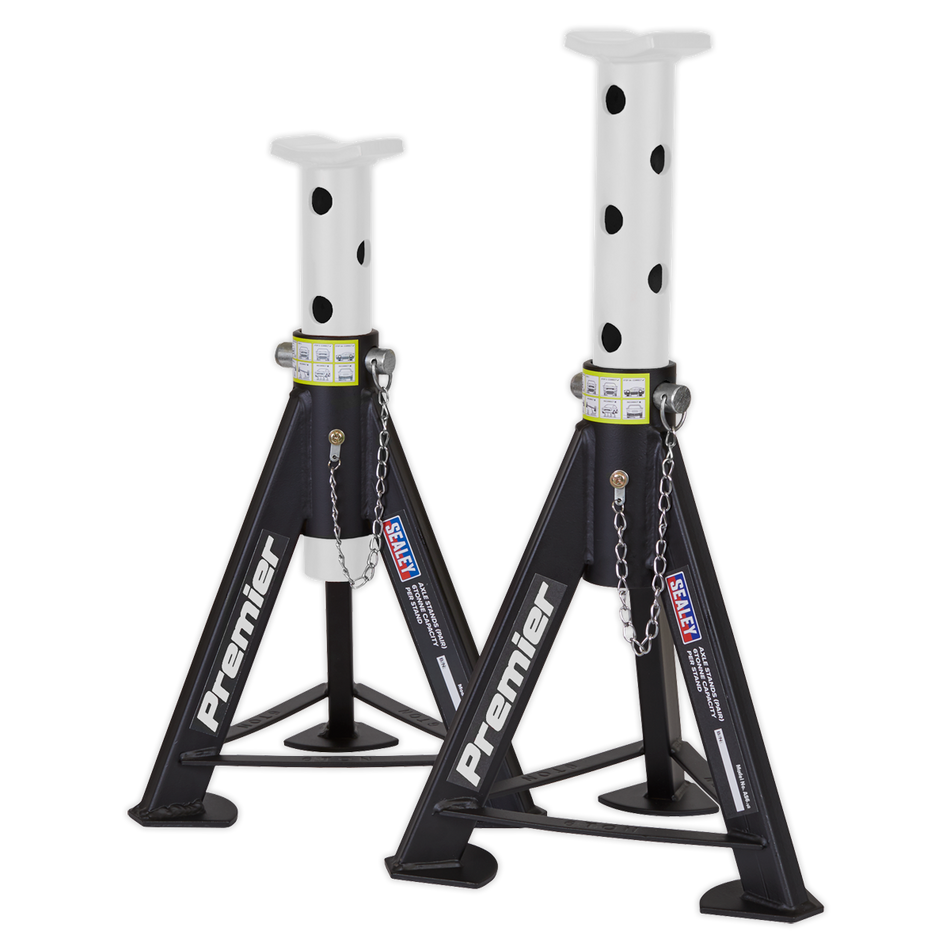 AS6 Premier Axle Stands (Pair) 6 Tonne Capacity per Stand - White