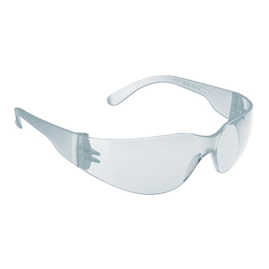 Stealth 7000 Safety Specs - Clear K Anti-scratch Lenses - Clear Frames