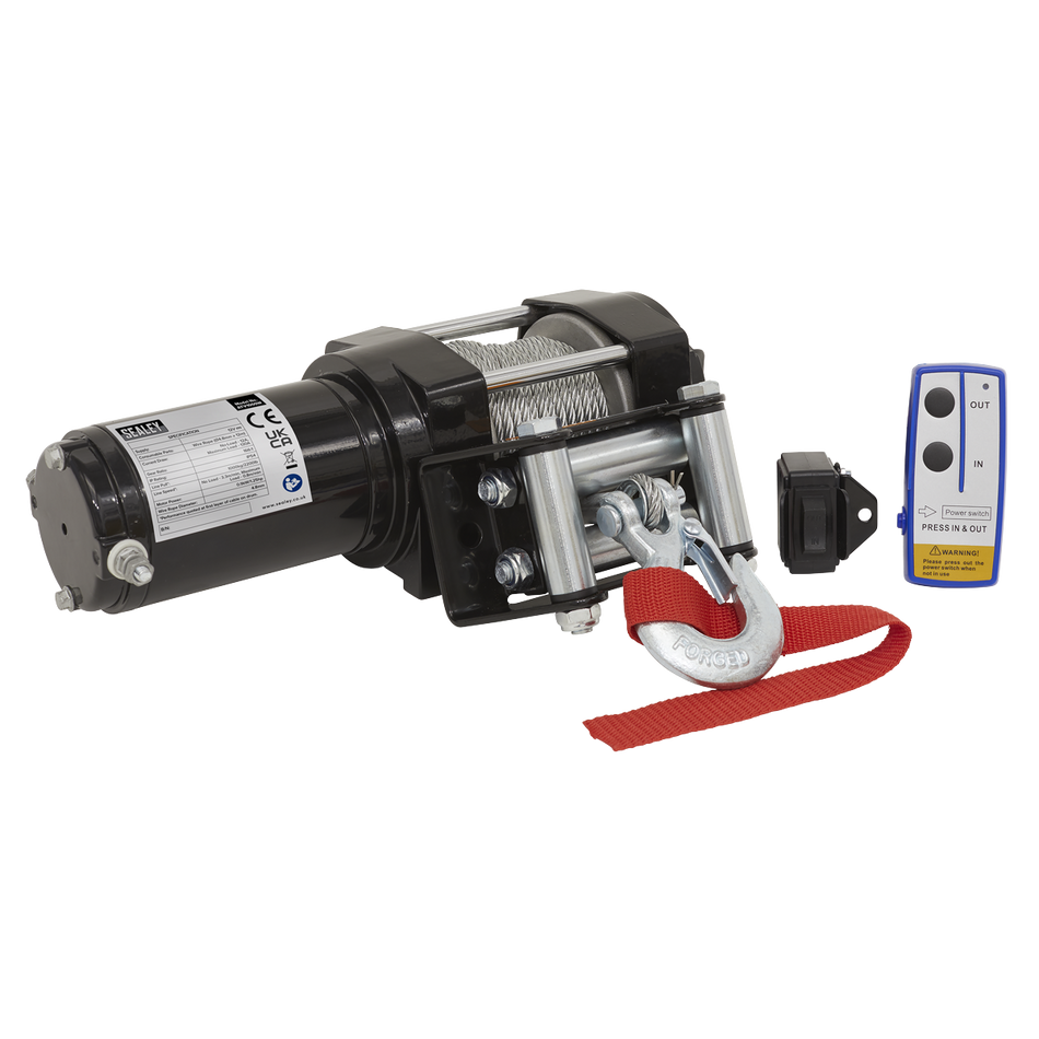 ATV1000W ATV Winch 1000kg Line Pull 12V