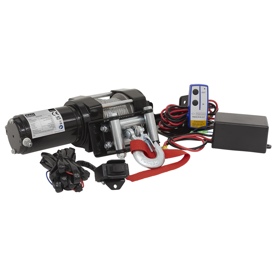 ATV1000W ATV Winch 1000kg Line Pull 12V