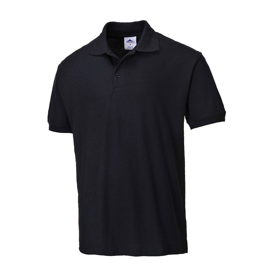 B210 Naples Polo Shirt S/S Black XL