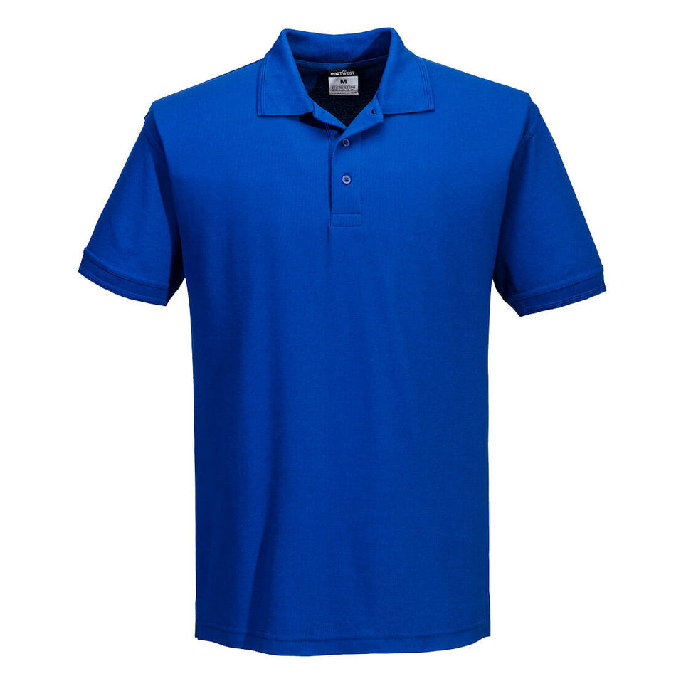B210 Naples Polo Shirt S/S Royal Blue S