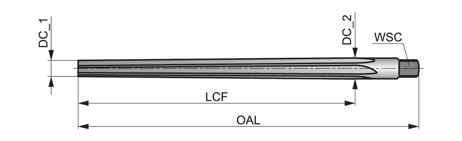B9036.0 Hand Taper Pin Reamer