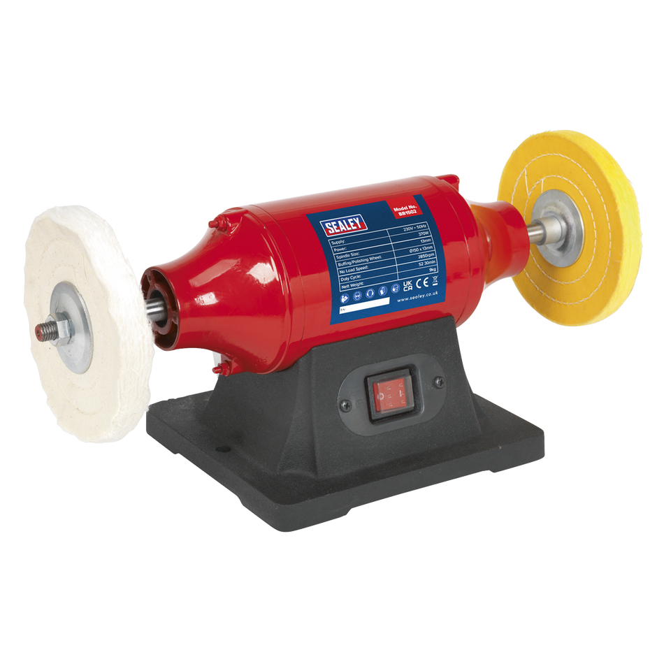 BB1502 150mm Bench Mounting Buffer/Polisher 370W/230V