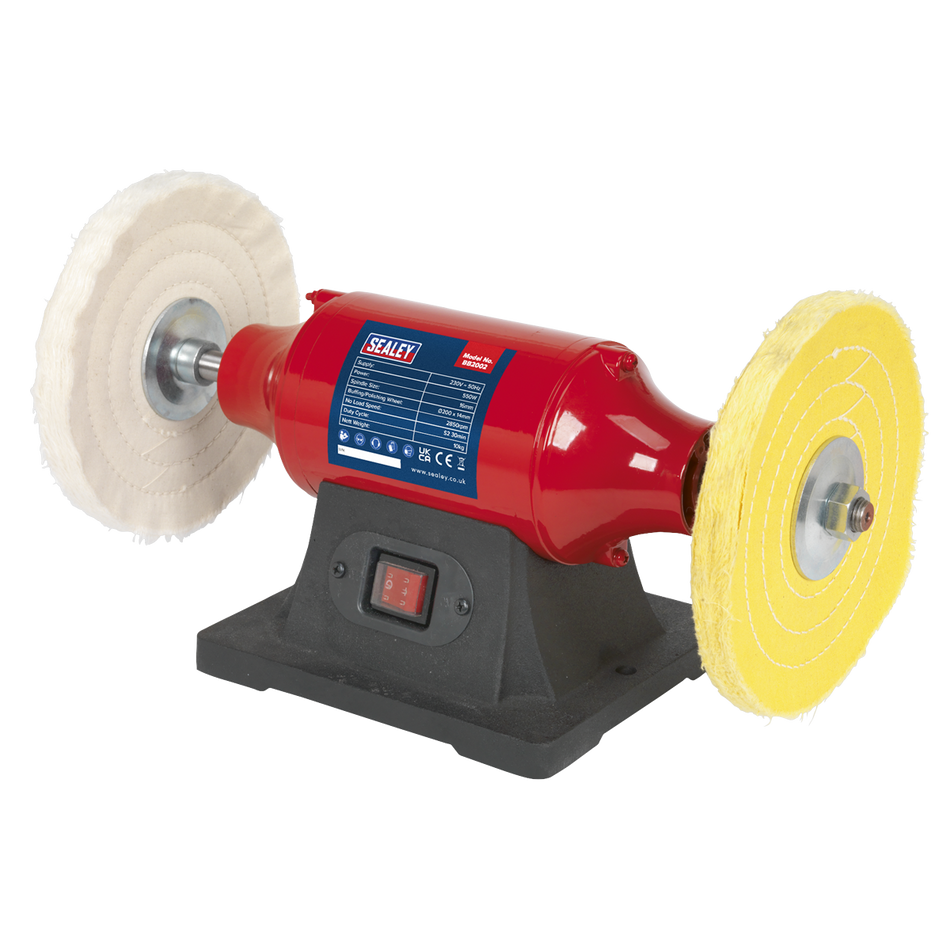 BB2002 200mm Bench Mounting Buffer Polisher 550W/230V