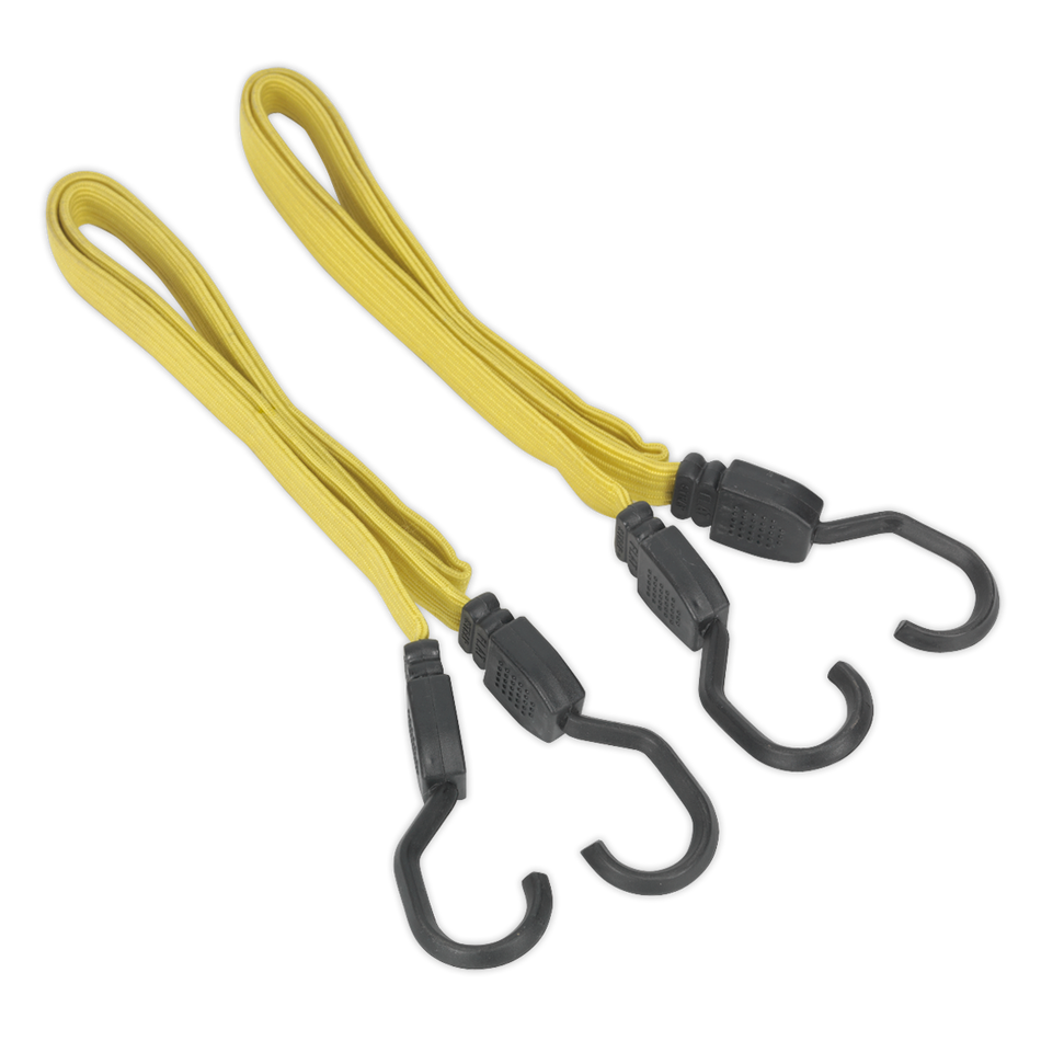 BCS18 Flat Bungee Cord Set 910mm 2pc