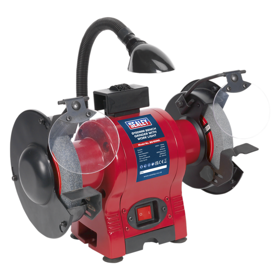 BG150WL 150mm Bench Grinder with Worklight 250W/230V