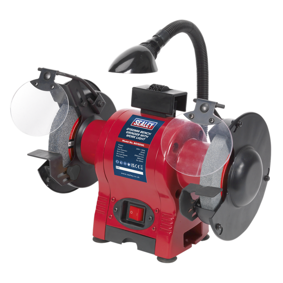 BG150WL 150mm Bench Grinder with Worklight 250W/230V