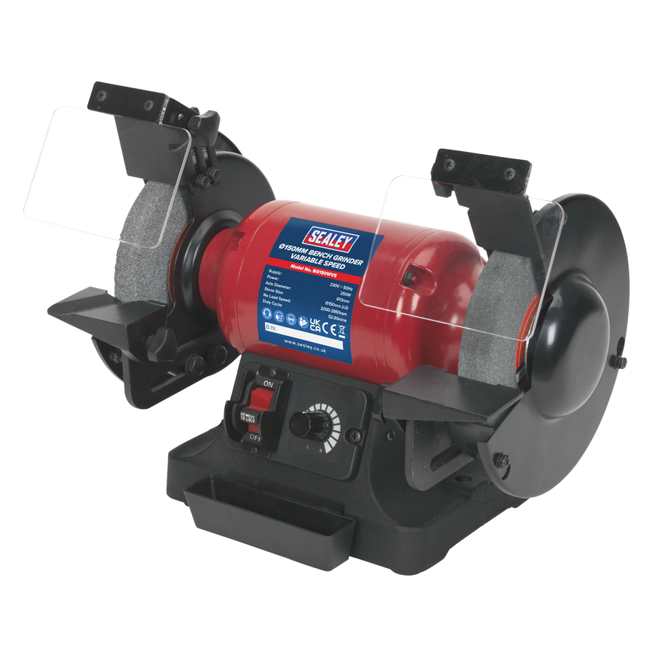 BG150WVS 150mm Bench Grinder with Variable Speed 250W/230V