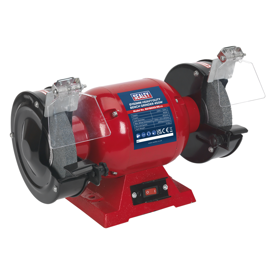 BG150XD/99 Heavy-Duty 150mm Bench Grinder 450W/230V