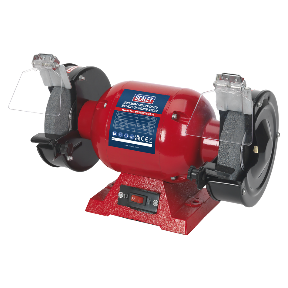 BG150XD/99 Heavy-Duty 150mm Bench Grinder 450W/230V