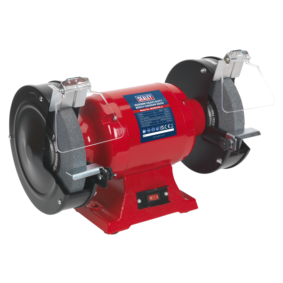 BG200/99 Heavy-Duty 200mm Bench Grinder 600W/230V