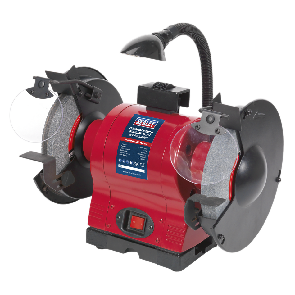 BG200WL 200mm Bench Grinder with Worklight 550W/230V