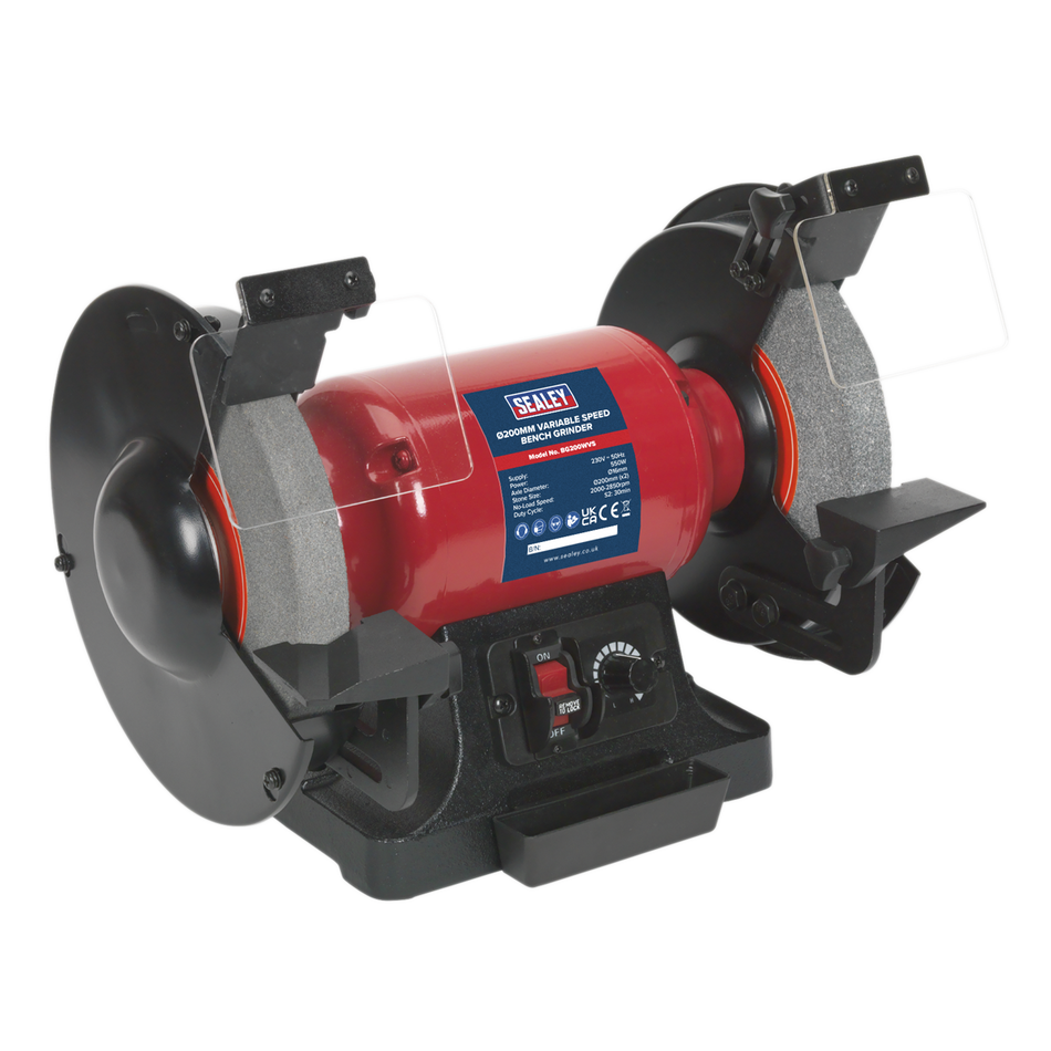 BG200WVS 200mm Bench Grinder with Variable Speed 550W/230V