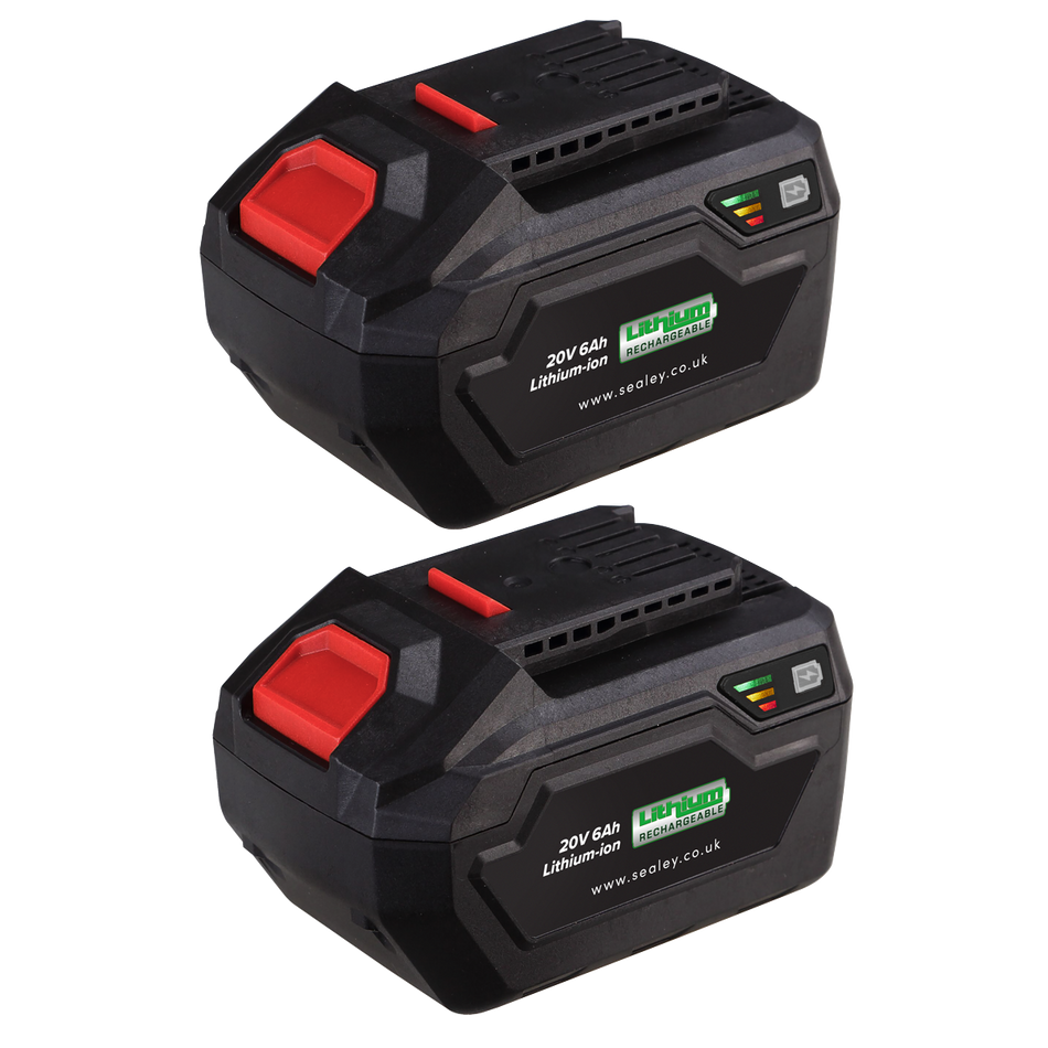 BK06 SV20 Series Power Tool Battery 20V 6Ah - Pack of 2